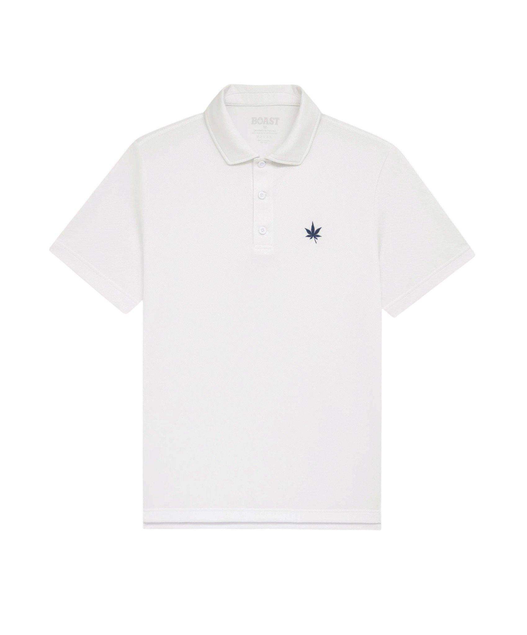 Boast Men's Performance Match Polo 2.0 - White - WHITE